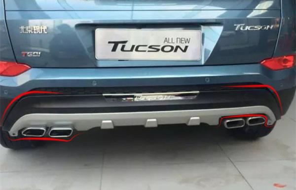 HYUNDAI Tucson 2015 Acessórios para carros profissionais, IX35 Guarda da frente e Guarda da traseira