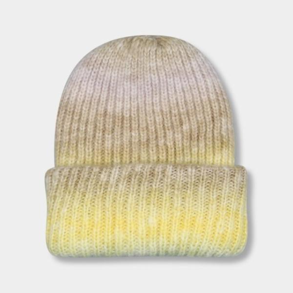 56cm вяжут шляпы Beanie для шляпы зимы цвета градиента краски связи девушки на открытом воздухе гибкой толстой