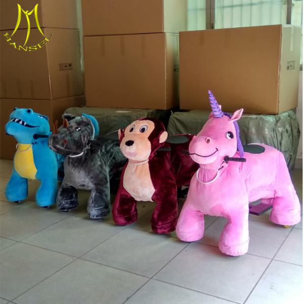 Hansel shopping mall coin operated electric animal bike for sale