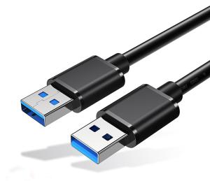 エッサジャー 2021 USB拡張子 新製品 データ転送用の男性から男性へのデータケーブル USB3.0