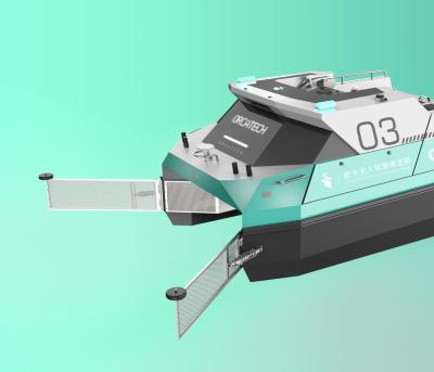 Small Electric Unmanned Surface Vessel Roboat ASV For Urban Rivers Cleaning
