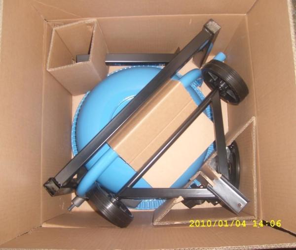 140L Mini Cement Mixer Two Wheels Cement Mixer Machine Fixing Structure