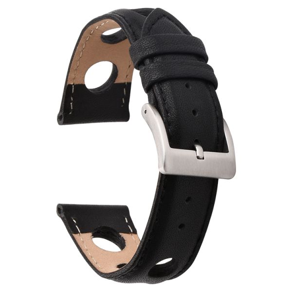 Personalized Three-hole Men's Elastic Leather Watch Strap