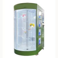 Máquina automática de venda de flores com refrigerador e umidificador