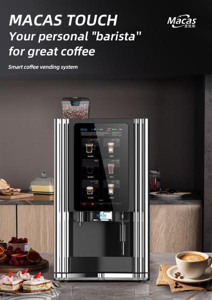 オフィスコーヒー体験を革新、Evoacasの豆からカップへのコーヒー自動販売機
