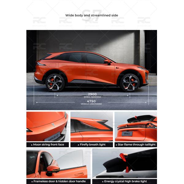 Chinese DEEPAL S7 EV 2023 620km Pure Electric Left Hand Driving SUV For Exportation