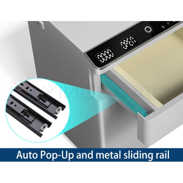 Mountable Smart Security Safe Box Constructed from High-Strength Steel for Home Security