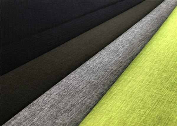 0.3 Ribstop Water Repellent Outdoor Fabric , Grey Waterproof Fabric For Outdoor Furniture