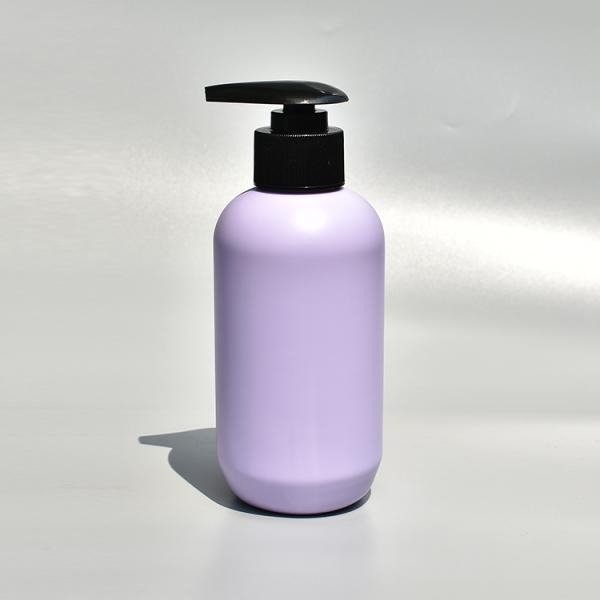 250ml HDPE Custom Refillable Shampoo Pump Bottle Non Leakage
