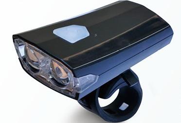70LM bicicleta conduzida ABS Front Light, equitação de 300mah Li Cycling Lights For Night