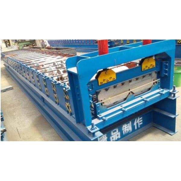 CE Blue Color Cold Roll Forming Machines WITH 3 - 6m / Min Processing Speed