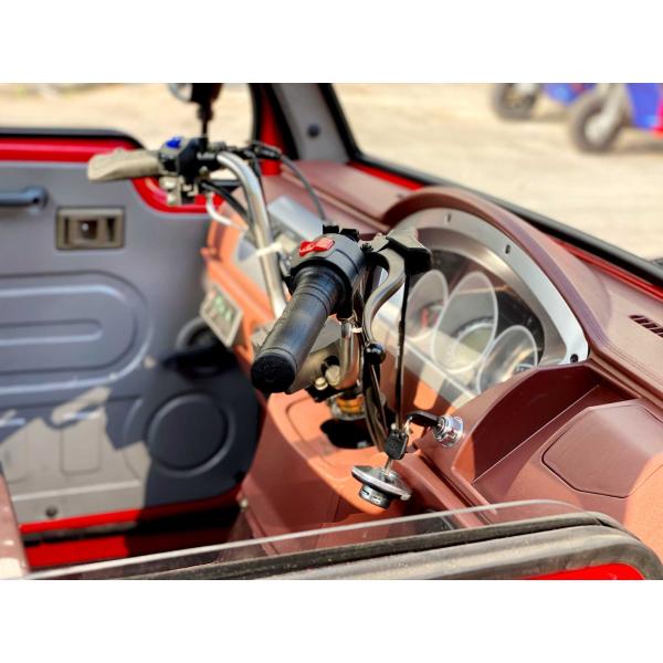 Tricycle à trois roues fermé avec poids et puissance mécanique personnalisés