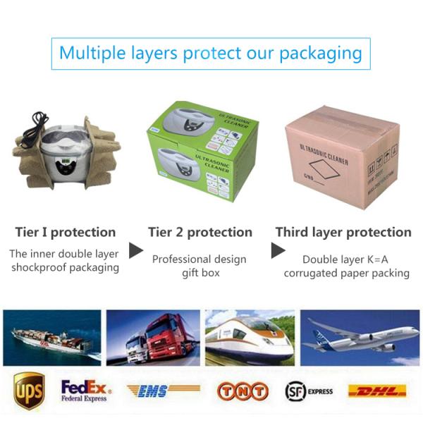 Jewelries Glasses Coins 40khz Ultrasonic Cleaner Skymen 600ML 35W With Degassing