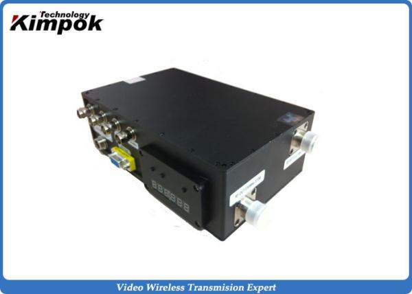 Military Digital Video Transmitter COFDM Wireless Surveillance Sender with RS485 / RS232