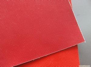 Red Silicone Coated Fiberglass Cloth ,  -50C- 1000C High Temperature Fiberglass Cloth