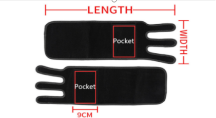 Диапазоны триммера руки неопрена подготовляют Sweatbands для потери веса