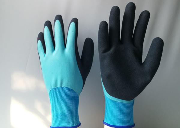 Desgaste - G revestido das luvas 35 - 120 do nitrilo de nylon resistente/par do CE aprovado