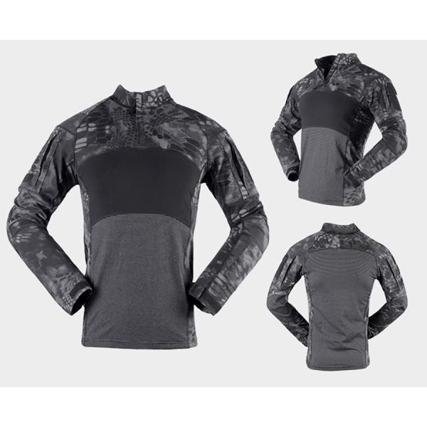 Опыт комфорта и стиля с дышащей полиэстер / хлопок мужской наружной поло рубашки