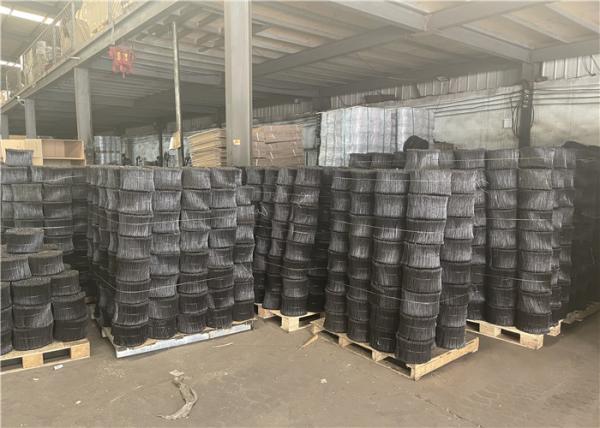 6 Inch 1000 Pcs / Coil Iso 9001 Black Annealed Binding Wire