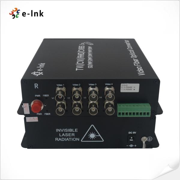 8-канальный 5MP HD-AHD/CVI/TVI/CVBS 4-в-1 коаксиальный преобразователь в оптоволоконный