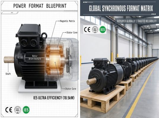 18.5KW IE5 Ultra Premium Efficiency Permanent Magnet Motor CE ISO9001 Certified for Industrial Export