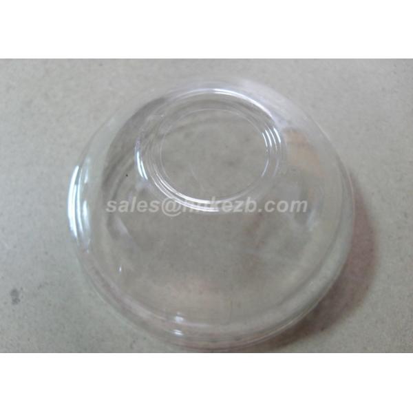 Black Disposable Coffee mug lid For 8oz / 12oz Coffee Cup PS Material