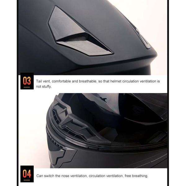 Custom ABS DOT Approved Modular Helmet for Motorcycle Anti-Collision and Breathable
