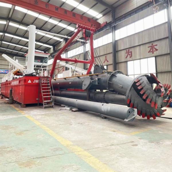 Máquina de dragado de ríos excavadora de arena de bombeo 1662kw potencia del conductor diesel