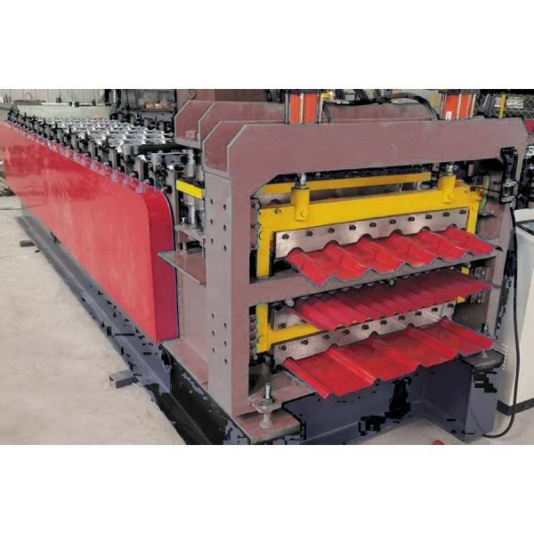 3 профиля в одном 0,3-0,8 мм оцинкованной стали металлической кровельной плиты изготовления машины