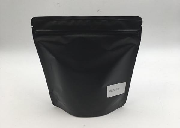 Food Storage Kraft Paper Pouch Zip Lock Eco Friendly Customized Logo