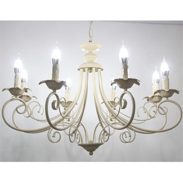 Vintage Loft Retro Chandelier Beige Black Color Vintage lustre American Candle Chandelier(WH-CI-146)