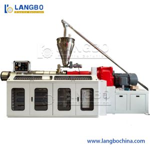 High Capacity Pipe Extrusion Machine , Double Strands PVC Pipe Making Machine
