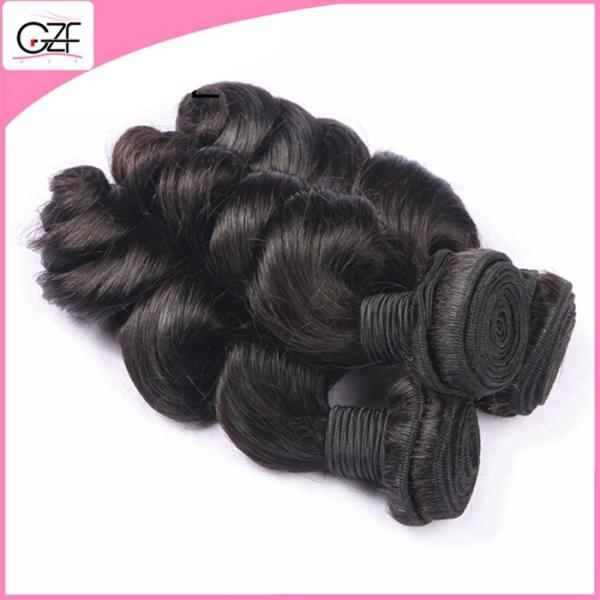 Can Be Dyed and Permed Hair Double Weft No Shedding  Virgin Brazilian Ocean Wave Hair