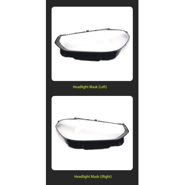 Demillon Automotive Parts for Bmw X3 G08 2022-2024 Year Headlight Mask Pc Transparent Lampshade
