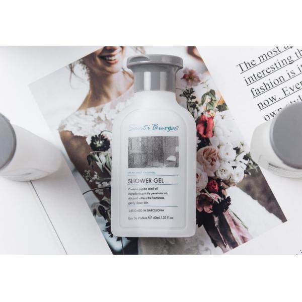 Home Moisturizing Hair Conditioner , Whitening Bath Gel Shampoo Body Lotion Bathroom Set 2