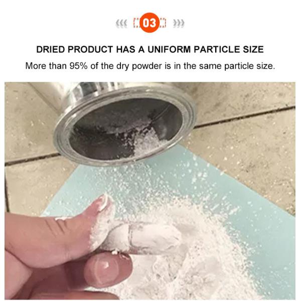 Ordeñe el secador de espray centrífugo del polvo que hace máquina 10kg/H líquido