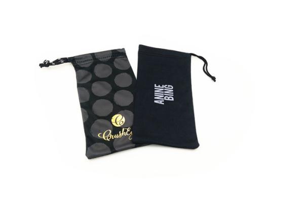 Portable Microfiber Eyeglass Pouch Light Weight Hot-Stamped Glasses Pouches