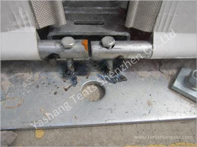Wind Resistant Aluminum Tent Accessories Wall Cover Bottom Loading Pipes
