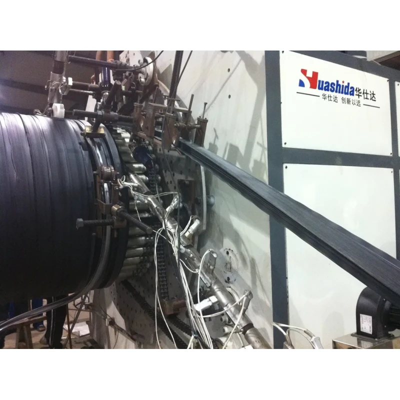 Durable HDPE Hollow Wall Corrugated Pipe Machine Production Line