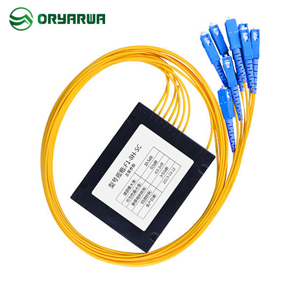 Материал ABS Splitter PLC кассеты оптического волокна 1x8 SM MM в FTTH