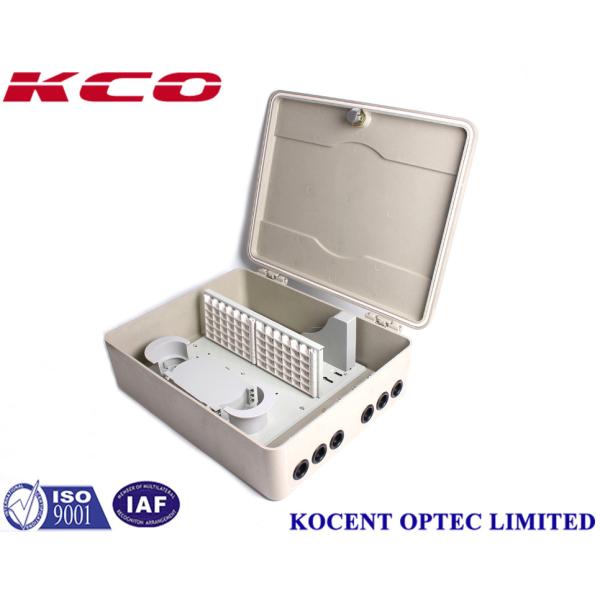 72港SMCの繊維光学の端子箱、屋外の壁のポーランド人の台紙のFtthの配電箱の十字のキャビネット