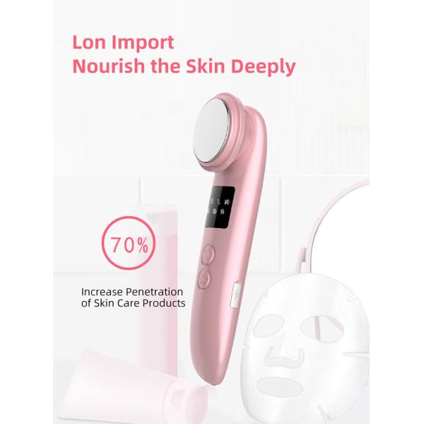 ROHS Ultrasonic 3W 450mAh Skin Tightening RF EMS LED Beauty Device
