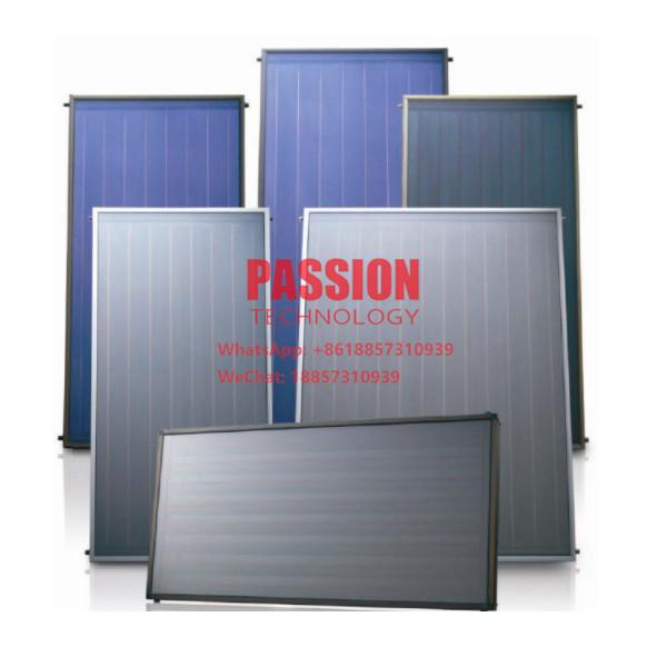 Black Chrome Solar Water Heater Blue Titanium Solar Thermal Collector Flat Plate Collector Blue Film Solar Water Heater