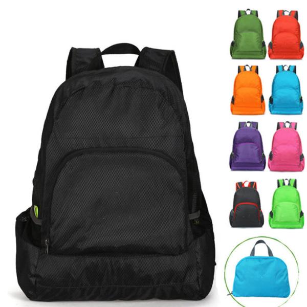 Outdoor Camping Hiking Ultralight Folding Travel Daypack Bag Mountaineering Sports Backpack for Men Women Foldable