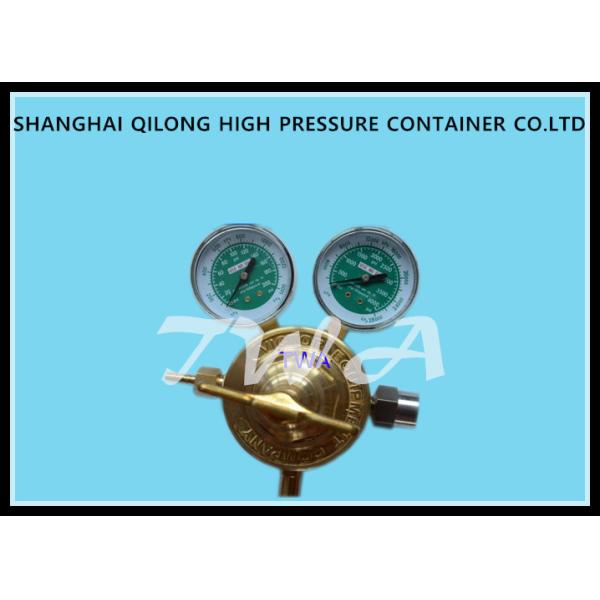 High And Low Pressure Gauge Nitrogen Cylinder Regulator , Gas Cylinder Pressure Regulator