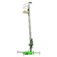 Plateforme de travail aérienne verticale mobile à mât unique portable MT