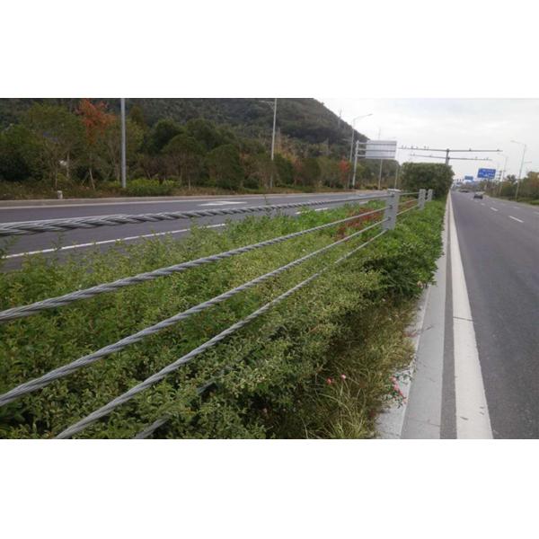 Безопасность дорожного движения Гибкие ограждения на заказ Цветная стальная проволока кабельный барьер