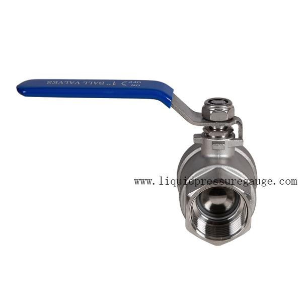 Stainless Steel Instrument Manifold Valve 2 PC 1 Inch High Pressure Ball Valve 1000 Psi