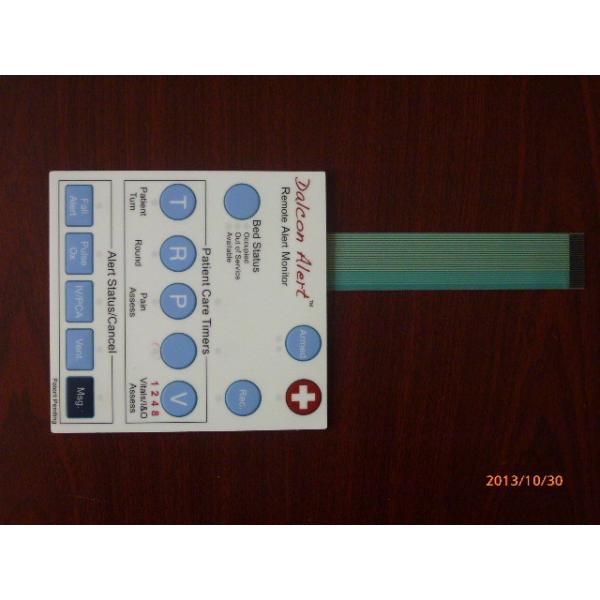 Резина пользуется ключом водоустойчивая панель переключателя мембраны с прилипателем 3M467/3M468