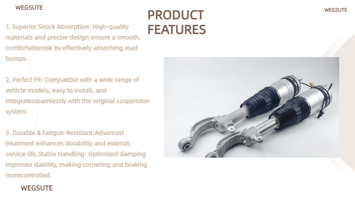 New Shock Absorbers - Premium Quality Front Right Car Shocks  Air Suspensiom Shock Strut  for Maserati Levante 670100718 ﻿